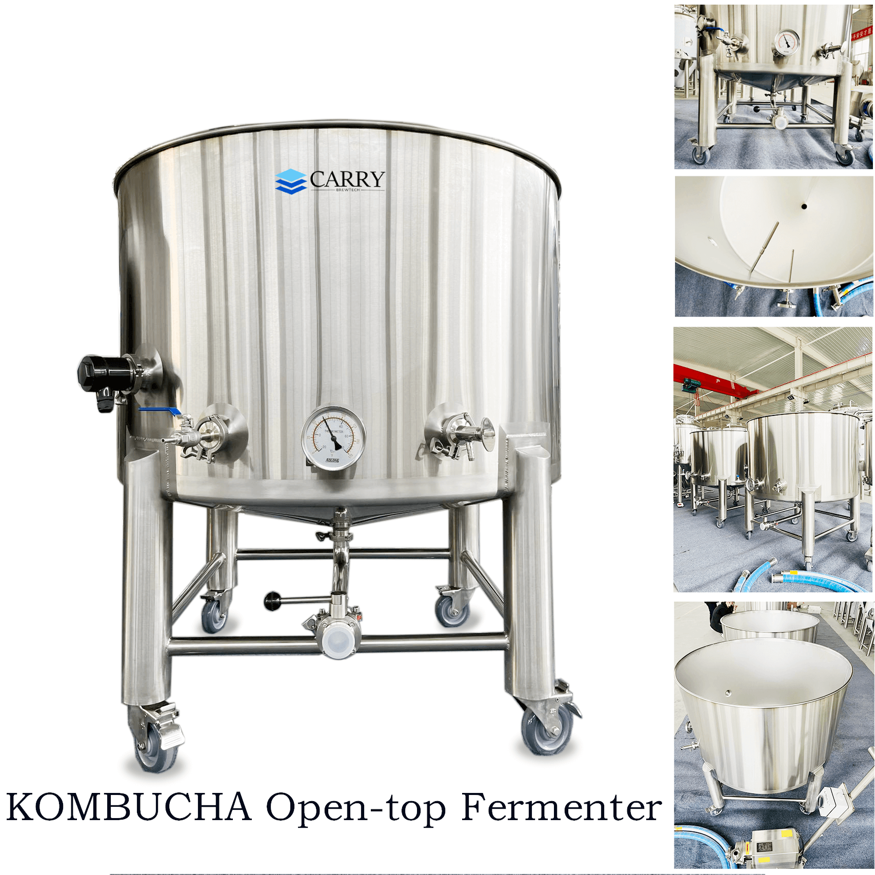 Kombucha Open Top Fermentation Tank Buy Fermentation tank, Conical